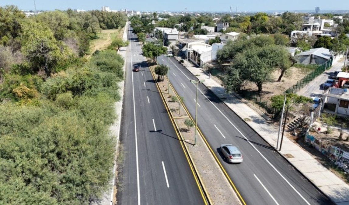 Obras viales e hidráulicas transforman la capital de Tamaulipas