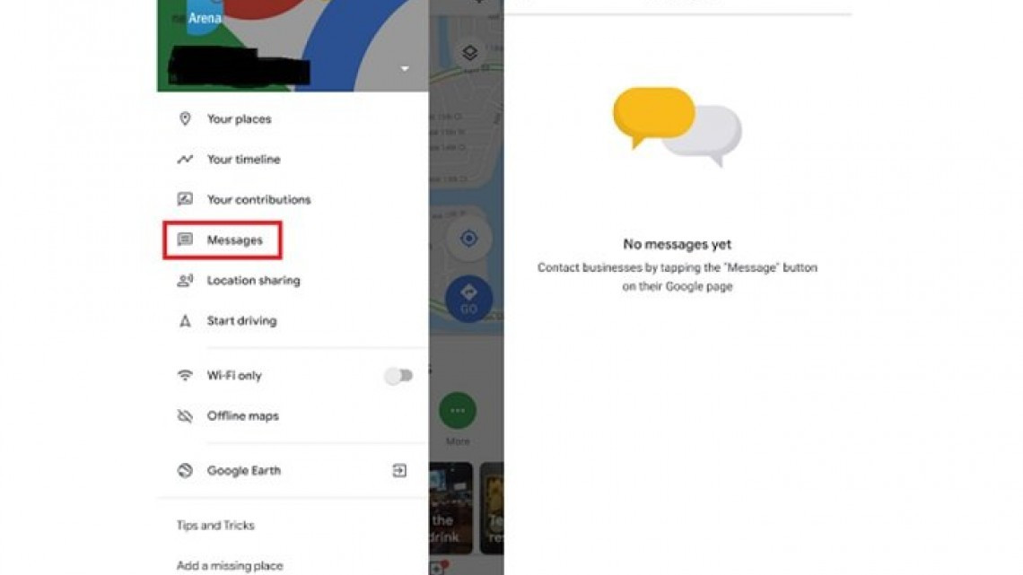 Filtran nueva función de mensajería instantánea en Google Maps
