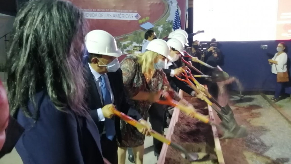 Inician oficialmente los trabajos del Paseo de las Américas