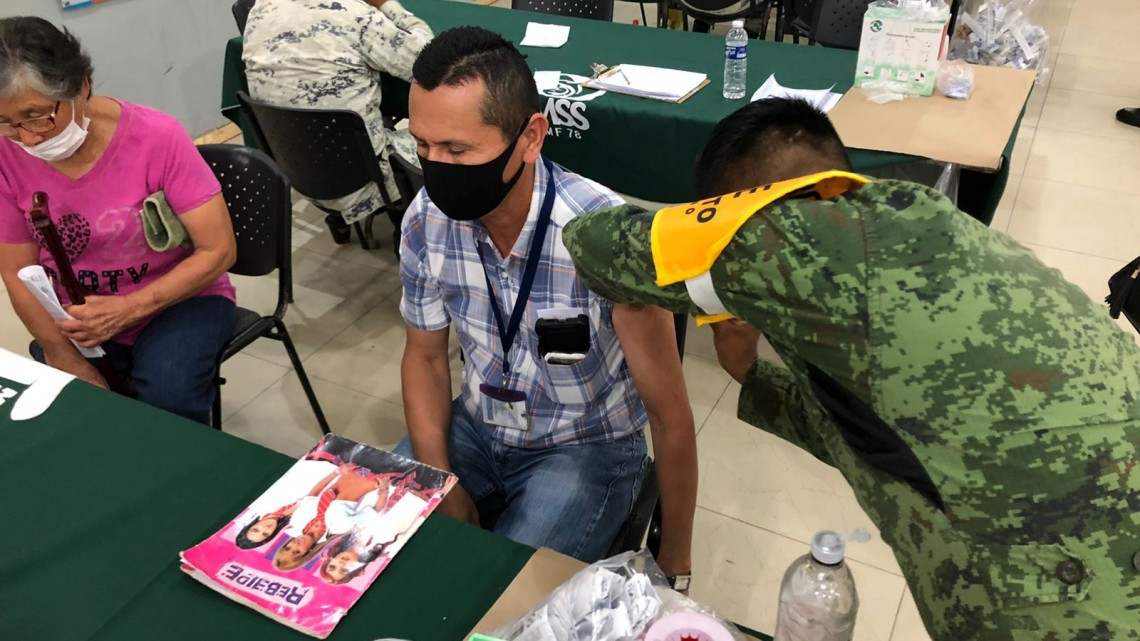 Próxima semana aplicarán segunda dosis a personas de 40 a 49 años de la vacuna contra Covid-19 en Nuevo Laredo