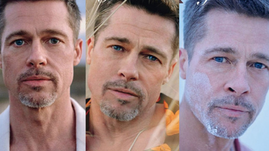 Brad Pitt en su primera sesión fotográfica después de su divorcio