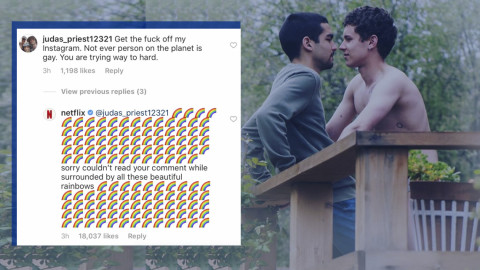 Así respondió Neflix a comentarios homofóbicos en Instagram