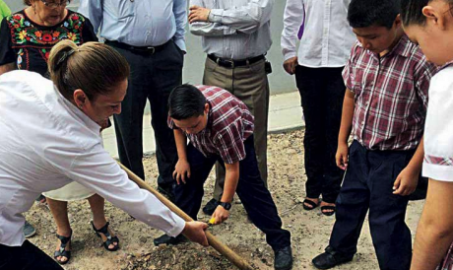 Inician reforestación en escuelas