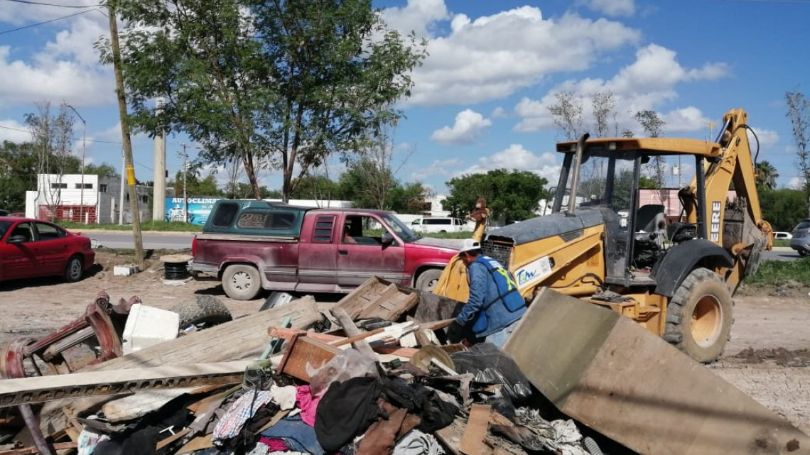 Intensifica descacharrización Gobierno de Tamaulipas en Reynosa
