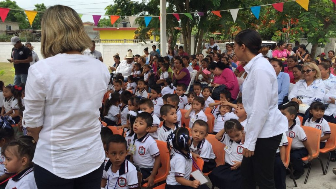 Continúan inaugurando obras en sector educativo