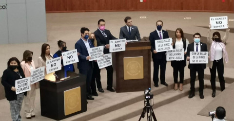 Reprochan diputados del PAN negativa para pedir más recursos contra el Cáncer