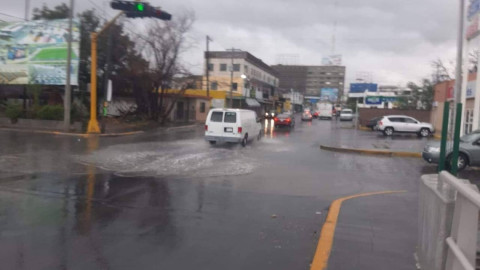 Intensa lluvia azota esta mañana a Reynosa 