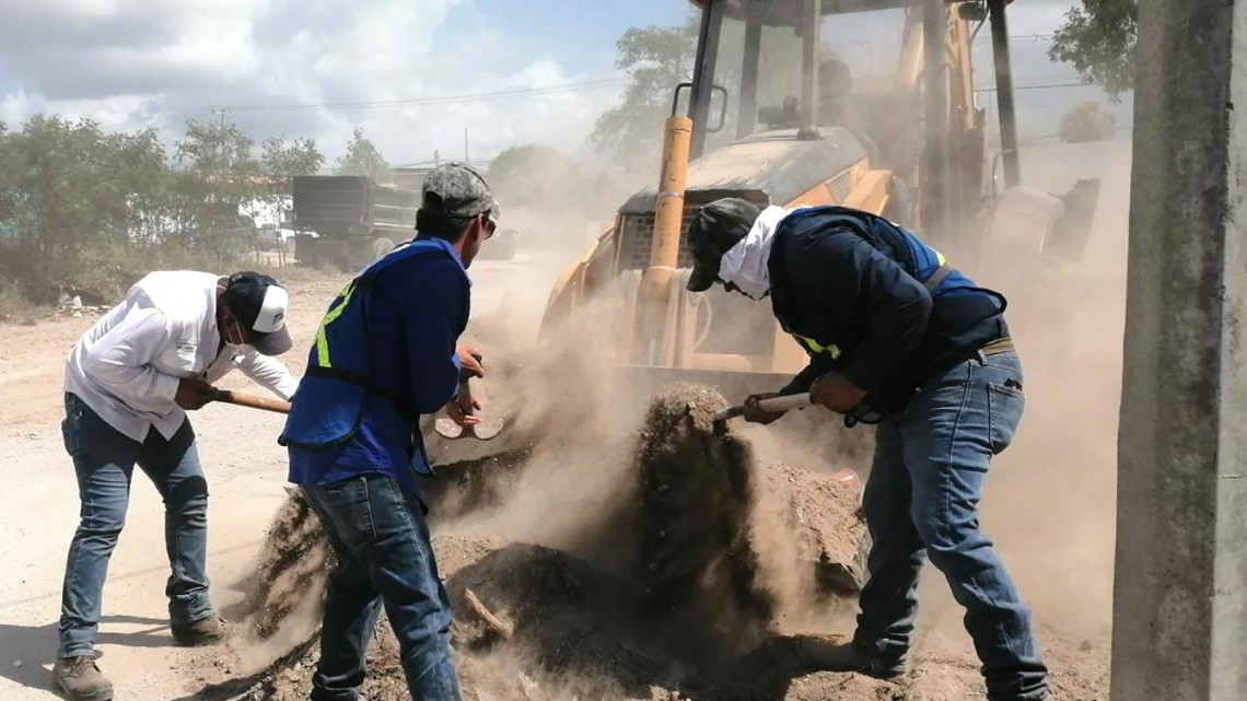 Erradica Gobierno de Tamaulipas tiradero clandestino en la Unidad Obrera