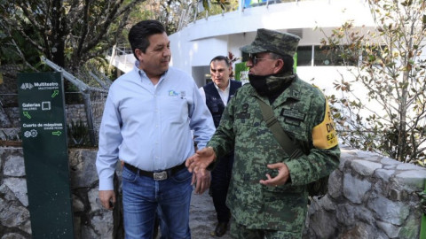 Supervisa FGCV los trabajos para sofocar el incendio en "El Cielo" 