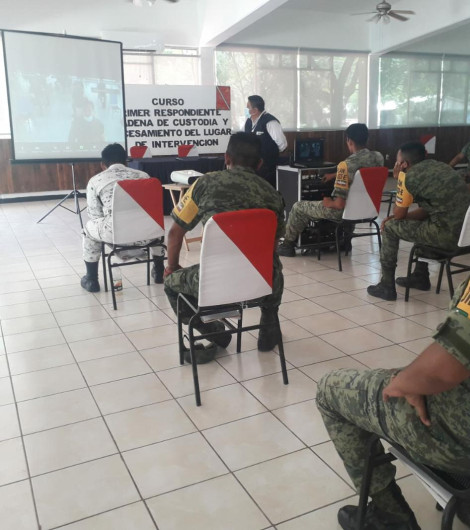 Fiscalia General de Justicia del Estado imparte curso de capacitación técnica