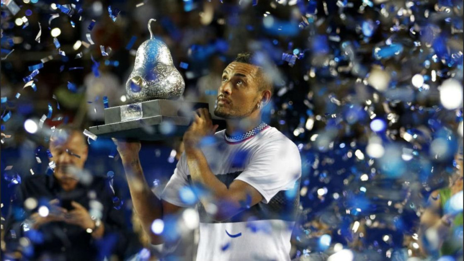 Nick Kyrgios, contra todo pronostico es campeón del Abierto Mexicano de Tenis