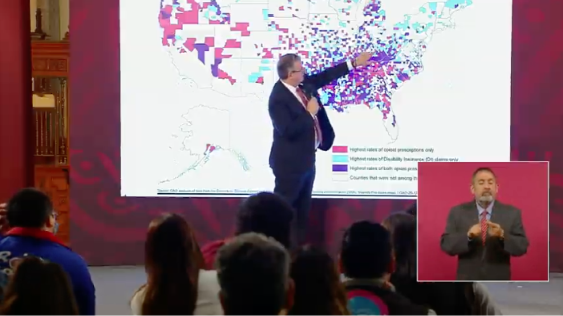 México no es causante de crisis por fentanilo en EU: Ebrard a senador Lindsey Graham