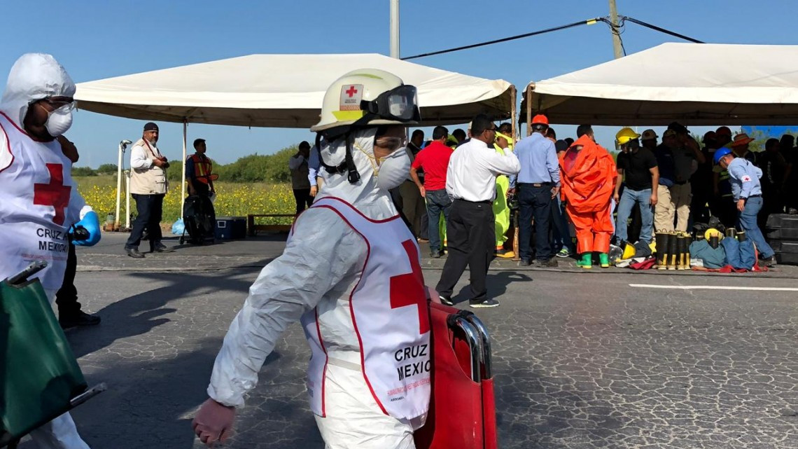 Con éxito celebran simulacro binacional en Matamoros