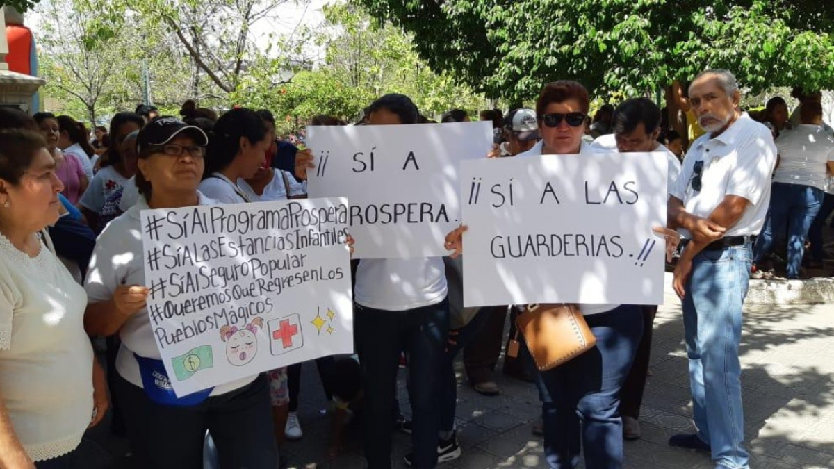 Protestan en Victoria contra acciones implementadas por AMLO