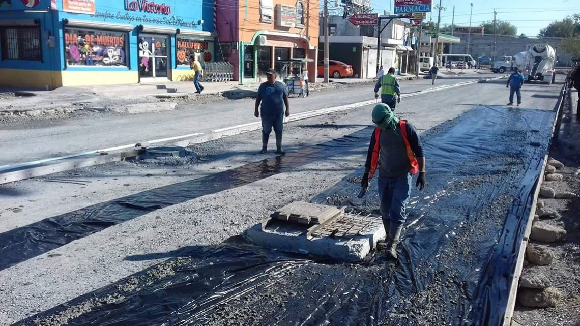 Daños en calle 20 de Noviembre son reparados