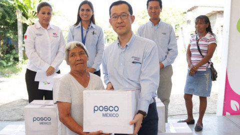Posco de México y el DIF Madero entregan apoyos