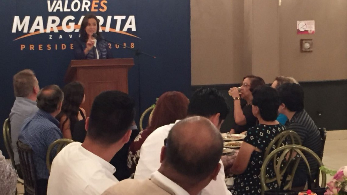 Margarita Zavala reconoce que Tamaulipas siga de pie ante la inseguridad