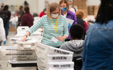 Califica Trump como "falso" el conteo manual de Georgia 