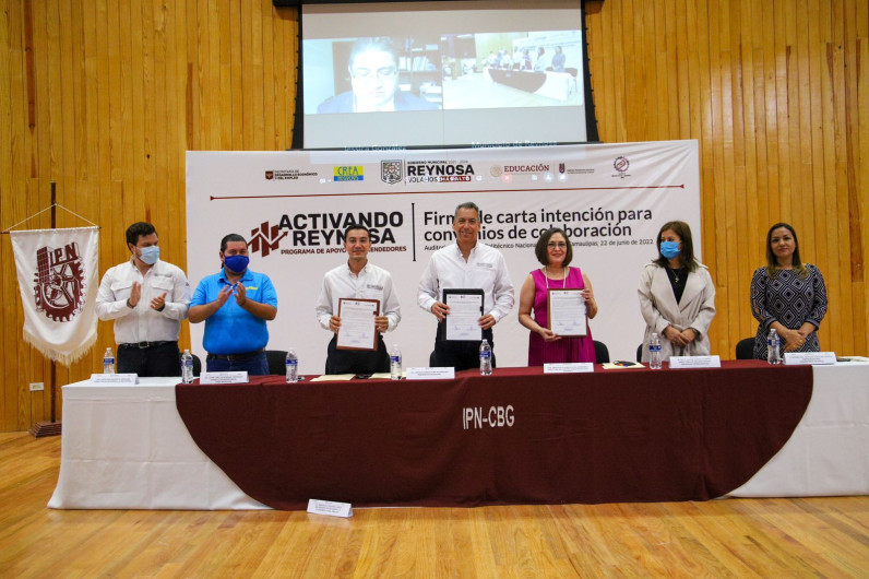 Apertura Gobierno de Reynosa e IPN Centro de Negocios e Innovación Tecnológica