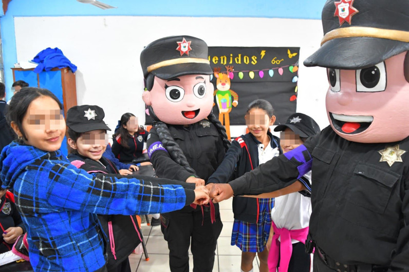 Destacan escuelas acciones de proximidad de la Guardia Estatal de Género