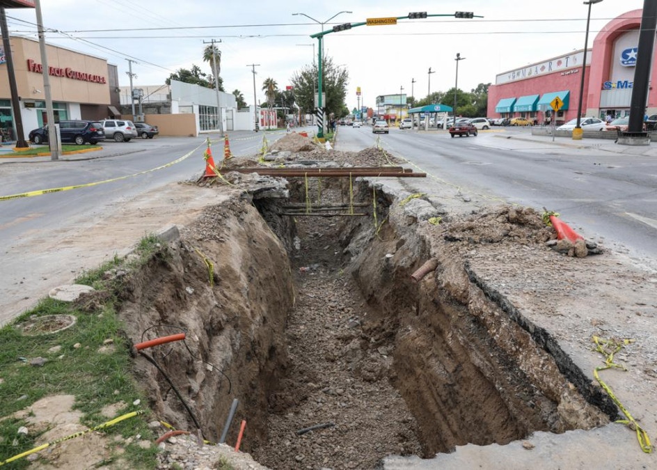 Acelera Enrique Rivas reparación del drenaje de la ciudad 