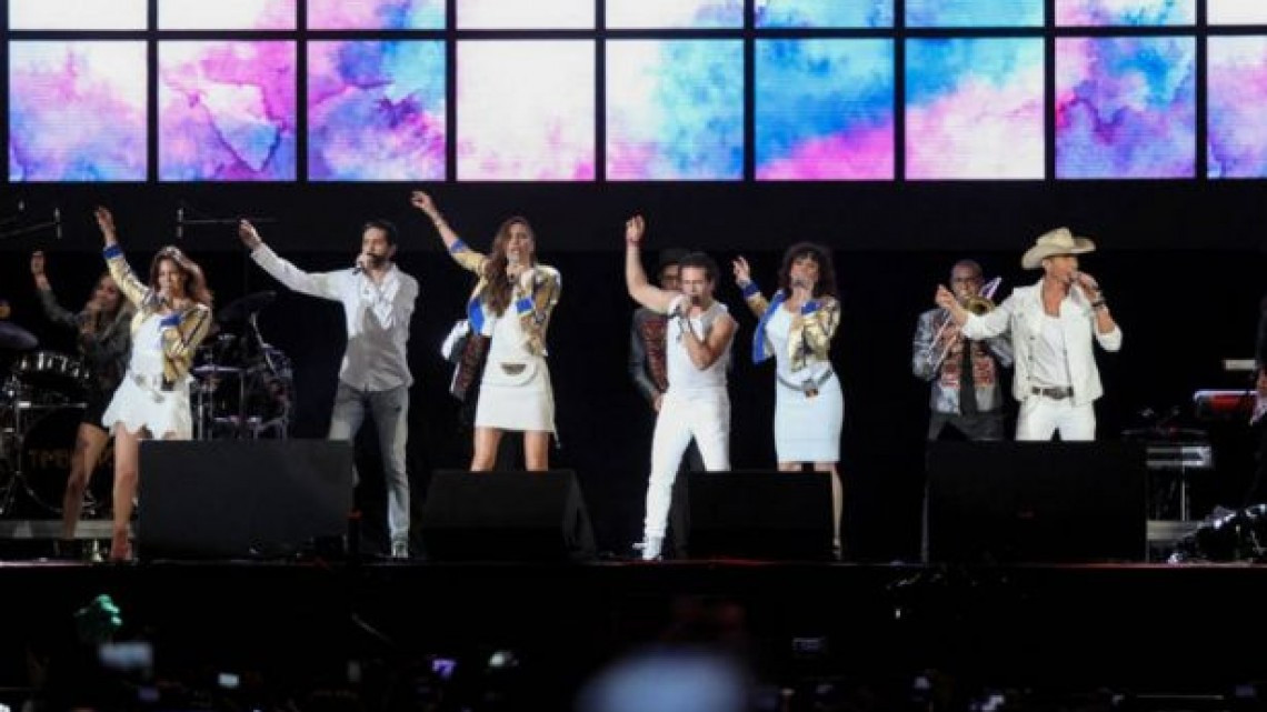 Timbiriche en el Zócalo de CDMX