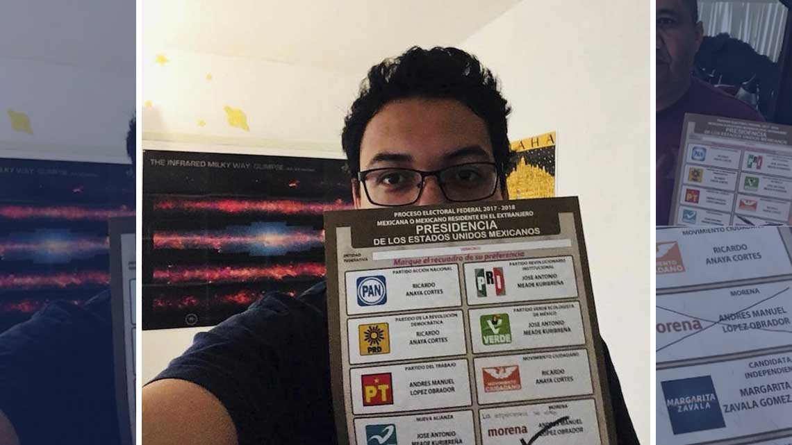 Mexicanos residentes en el extranjero muestras apoyo a AMLO