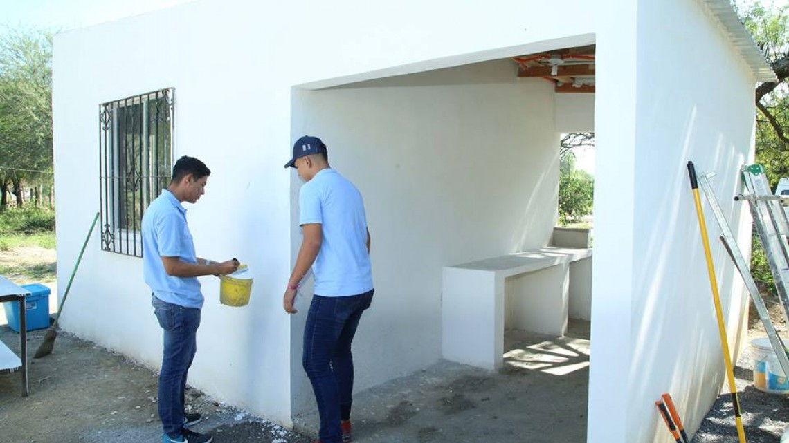 Voluntariado Juvenil DIF Tamaulipas apoya con rehabilitación