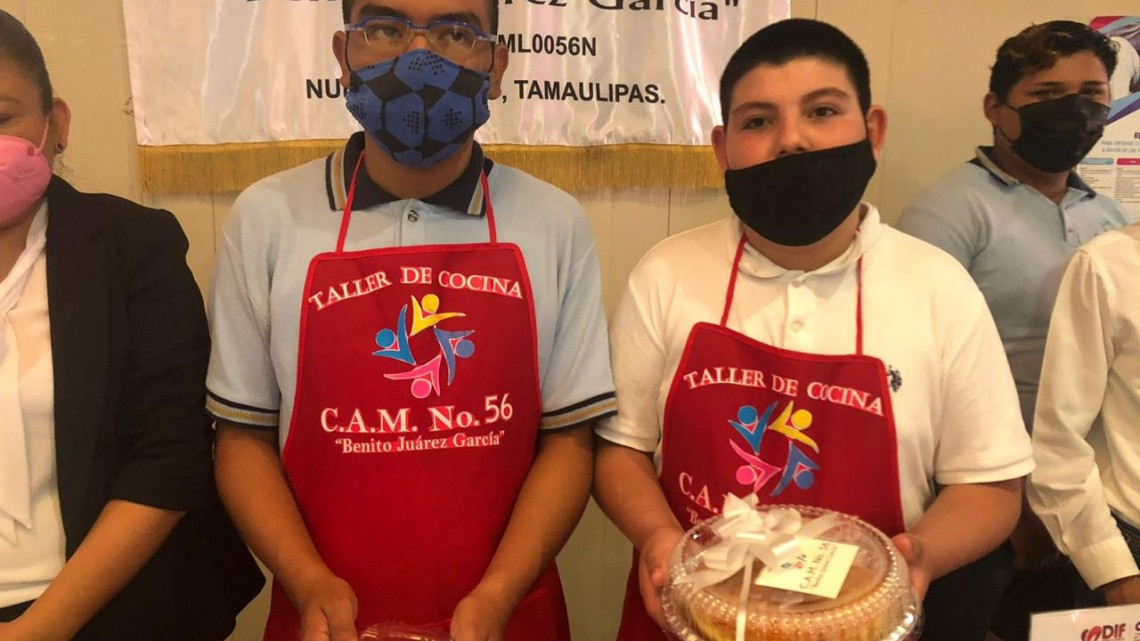 CAM 56 capacita a menores con discapacidad para que tengan inclusión laboral en Nuevo Laredo