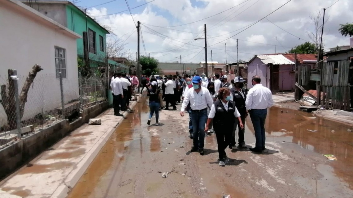Visita del Gobernador reafirma la declaratoria de desastre para Matamoros: Mario López