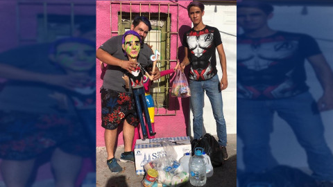 Convierten en piñata a donadores para afectados por Hanna y covid