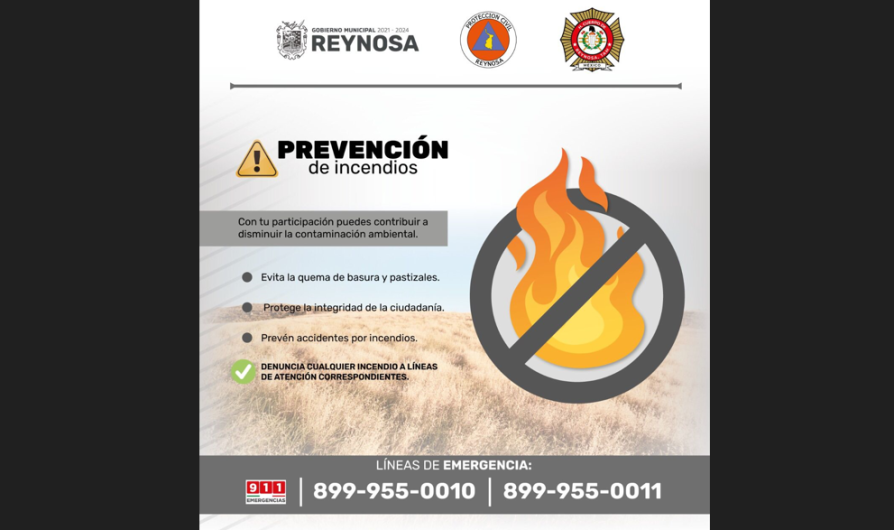 Prevenir incendios para disminuir contaminación