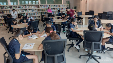 Alumnos de la escuela ‘Cosme Pérez’ viven un recreo divertido en la Infoteca 