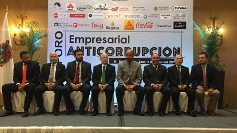 Celebran en Matamoros el primer foro empresarial anticorrupción