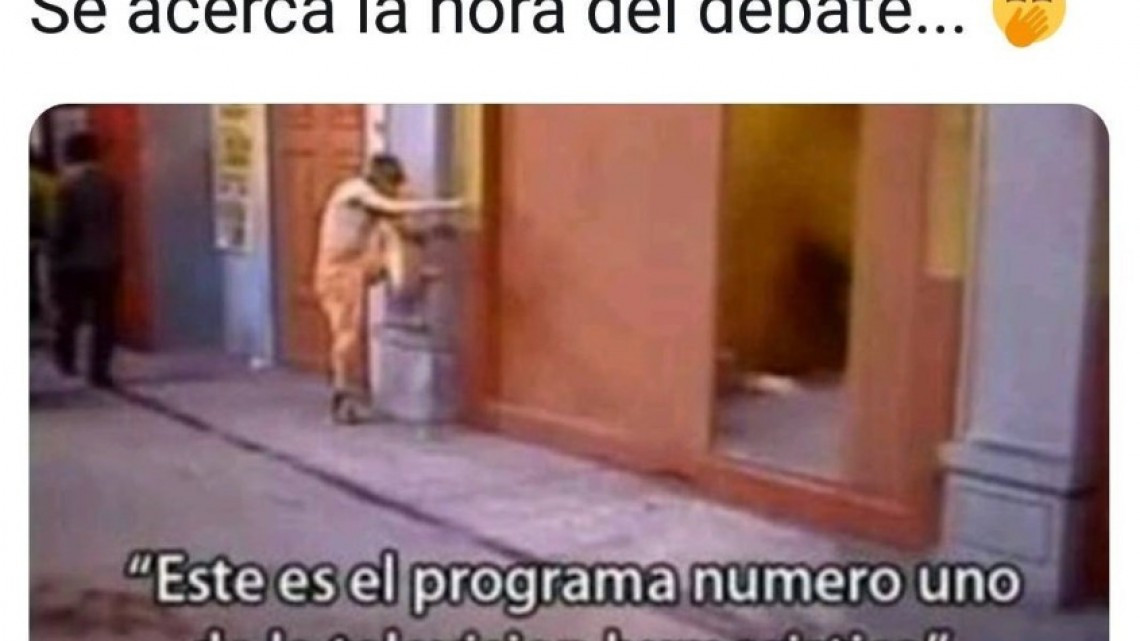 Comienzan a circular los memes del Segundo Debate Presidencial
