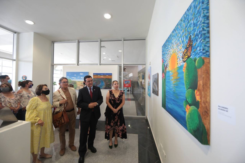 Se inauguró VII Muestra de Artes Plásticas Binacional