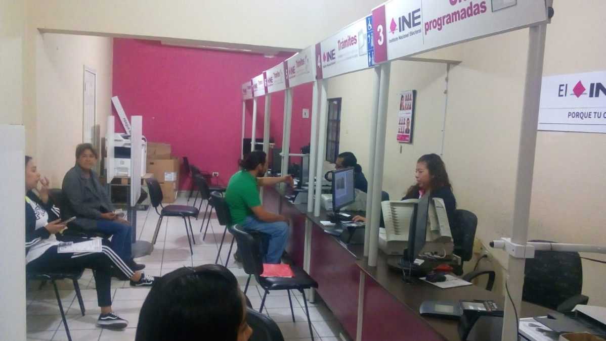 INE en Matamoros atendió a 140 mil personas en 2019
