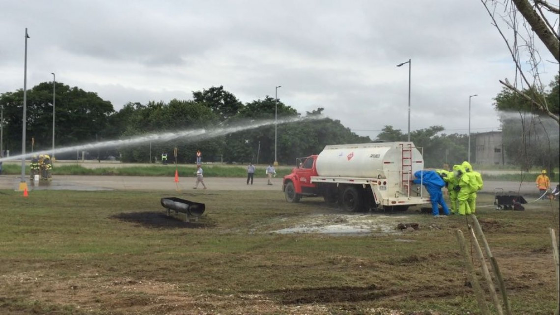 Realizan simulacro de contingencia en Altamira