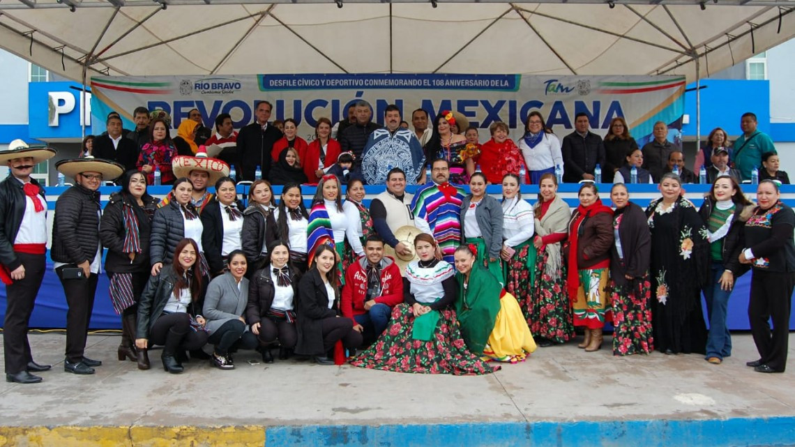 Participa DIF Río Bravo en magno desfile revolucionario