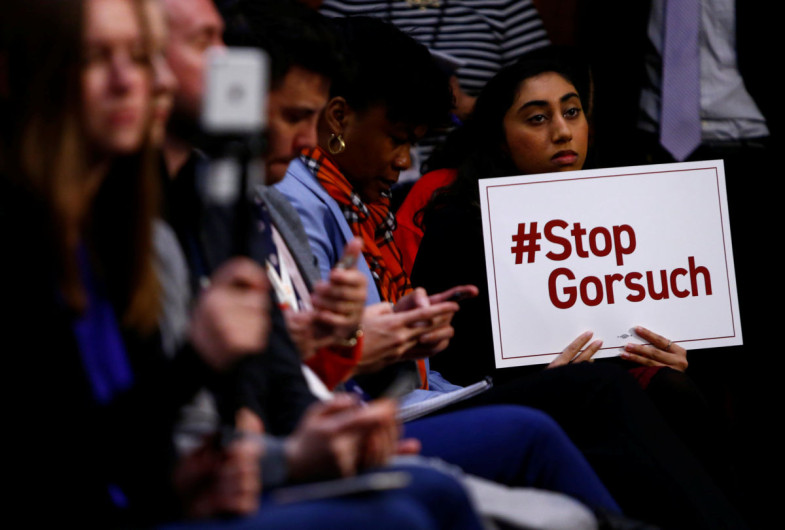 Demócratas bloquean a nominado de Trump para Tribunal Supremo