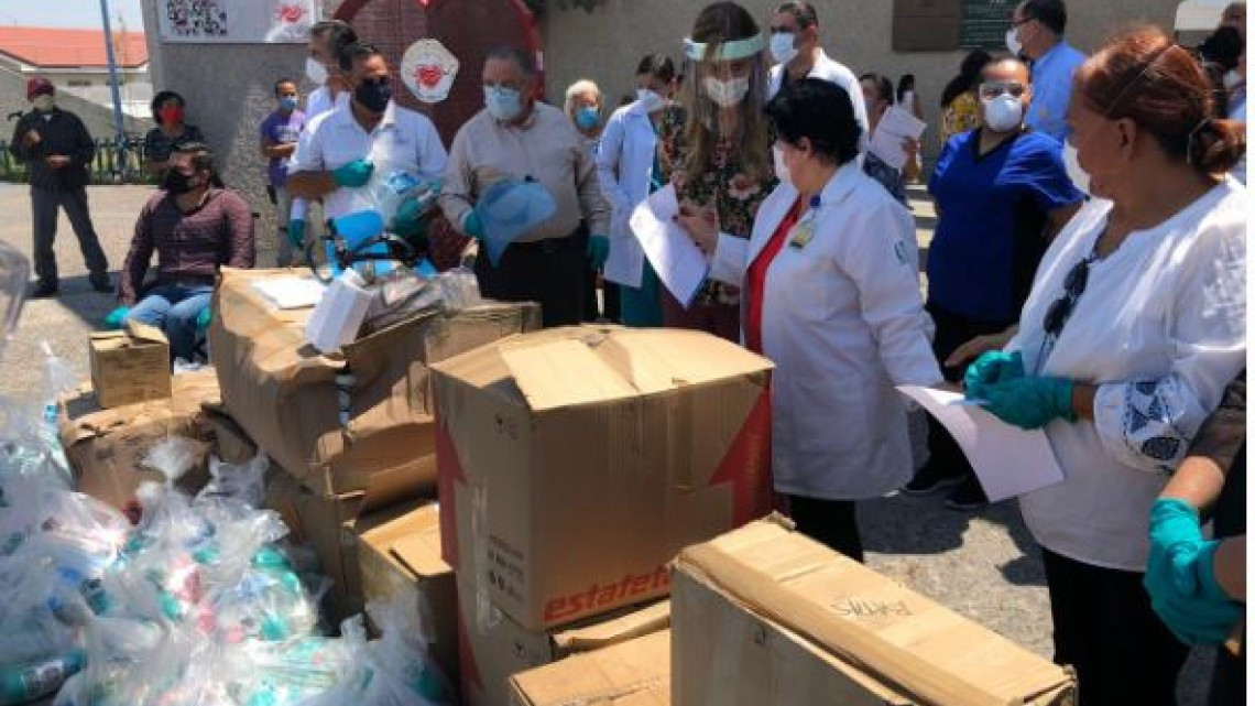 Autoridades municipales donan insumos a hospitales públicos