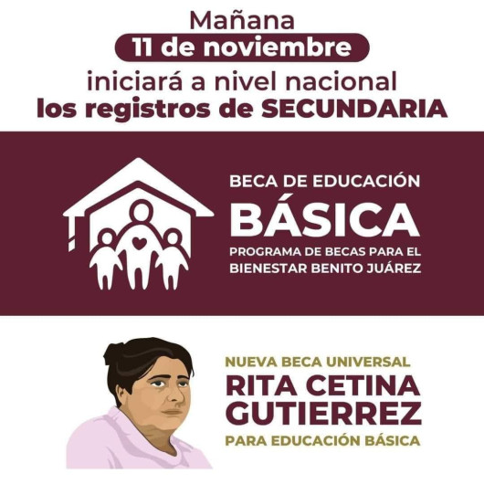 Invita Alcalde Carlos Peña Ortiz al Registro de Beca Universal para Estudiantes de Secundaria