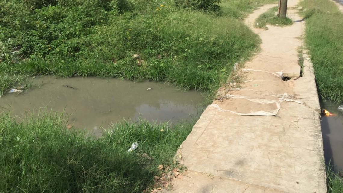 Gran foco de infección por aguas negras en Altamira