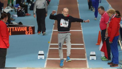 A sus 101 años gana oro en atletismo