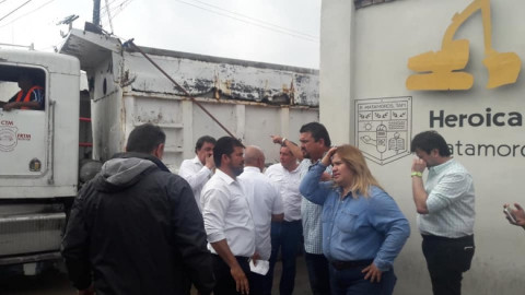 Instalan nueve bombas hidroflow para desaguar Matamoros