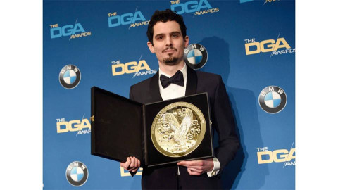 Damien Chazelle premiado por directores de EU por "La la land"