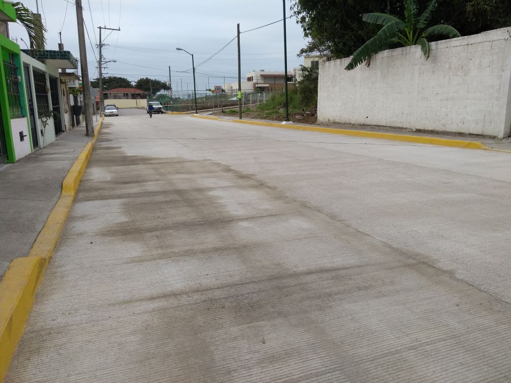 Inauguran dos calles en la zona norte de Tampico