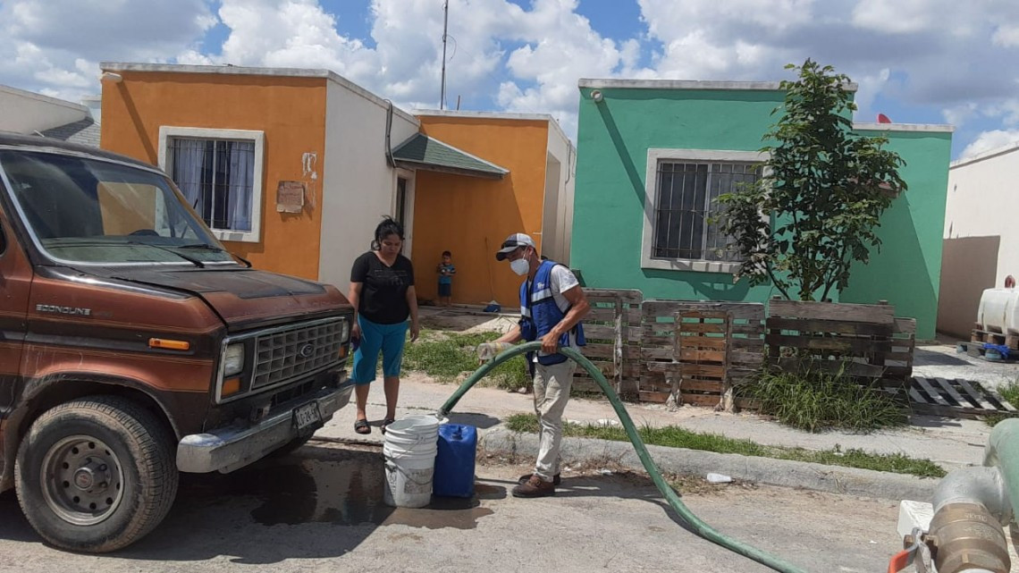 Refuerza Gobierno de Tamaulipas apoyo a damnificados en colonias de Reynosa