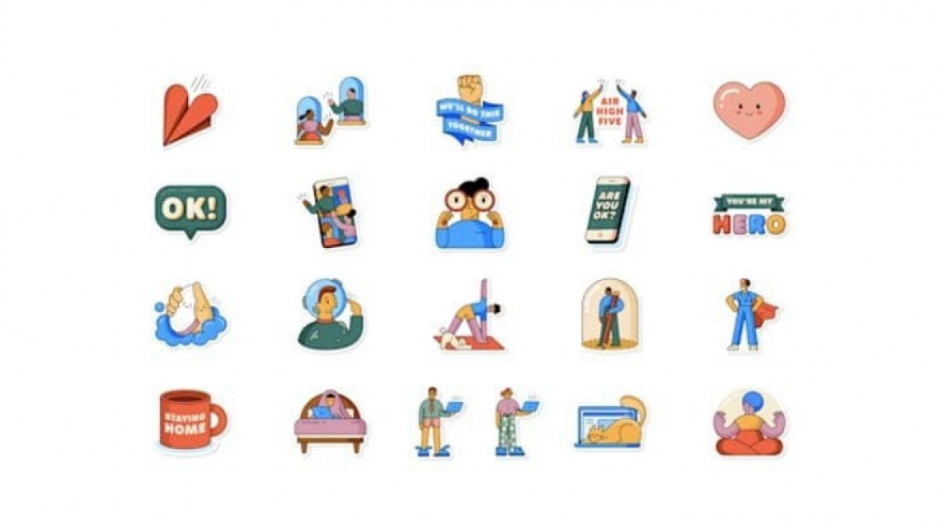 “Juntos en casa”, conoce el nuevo packs de stickers de WhatsApp