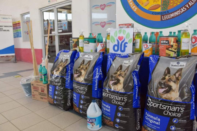 DIF Reynosa donó alimento a las mascotas de “La Casita Verde Reynosa”